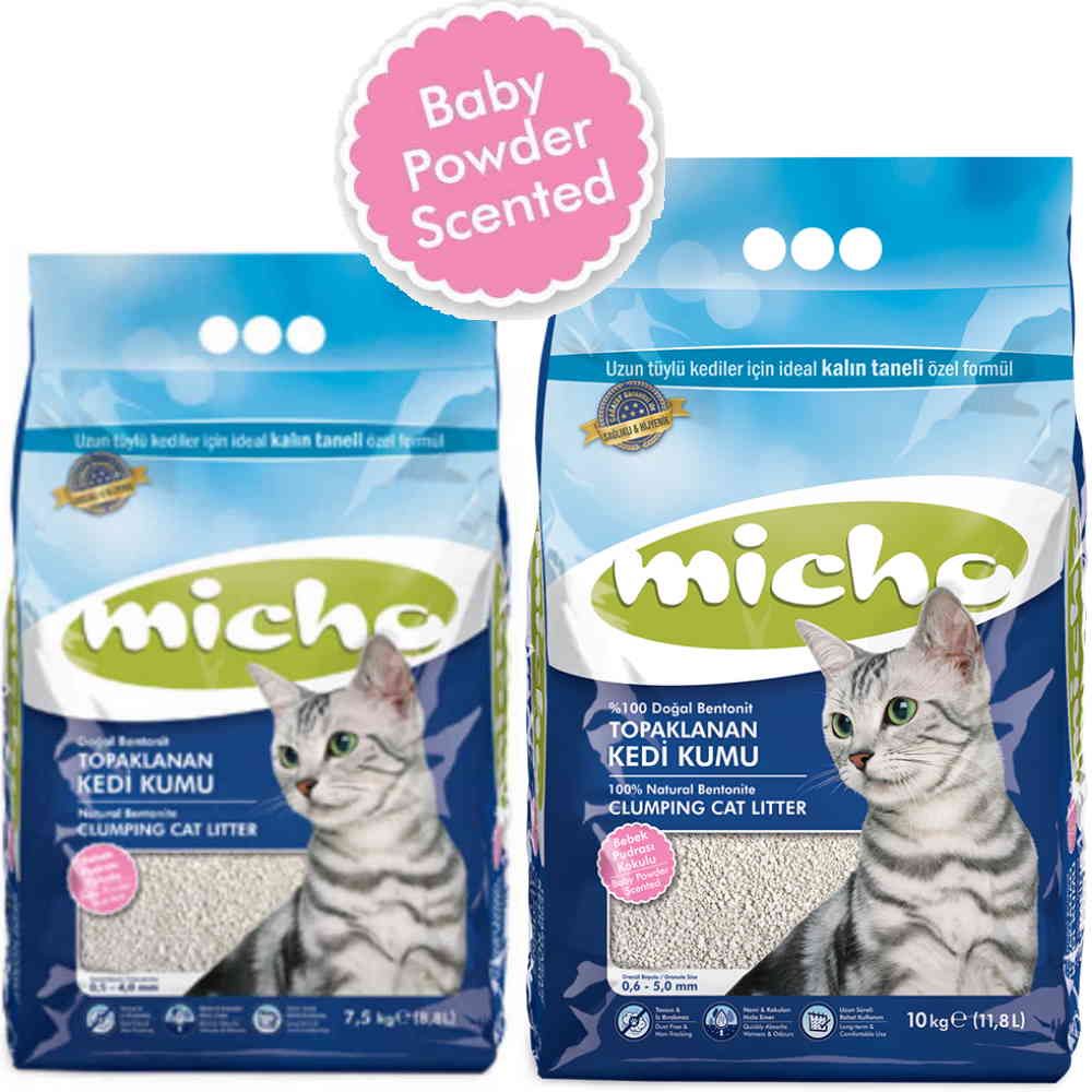 Micho Bentonite Cat Litter Baby Powder Scent 4pawz Pet Boutique Spa Hotel